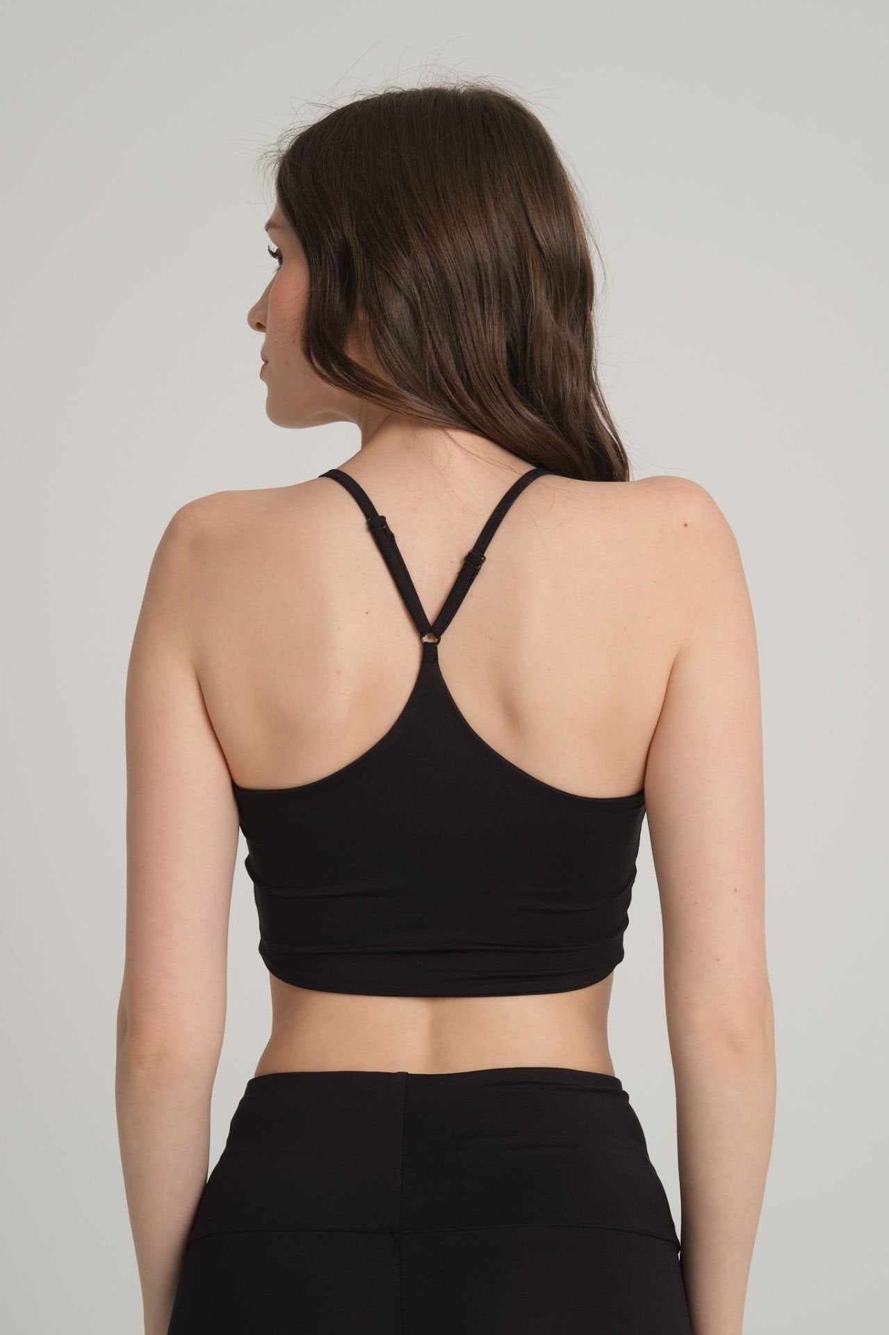Çapraz Ayarlanabilir Askılı Crop Top