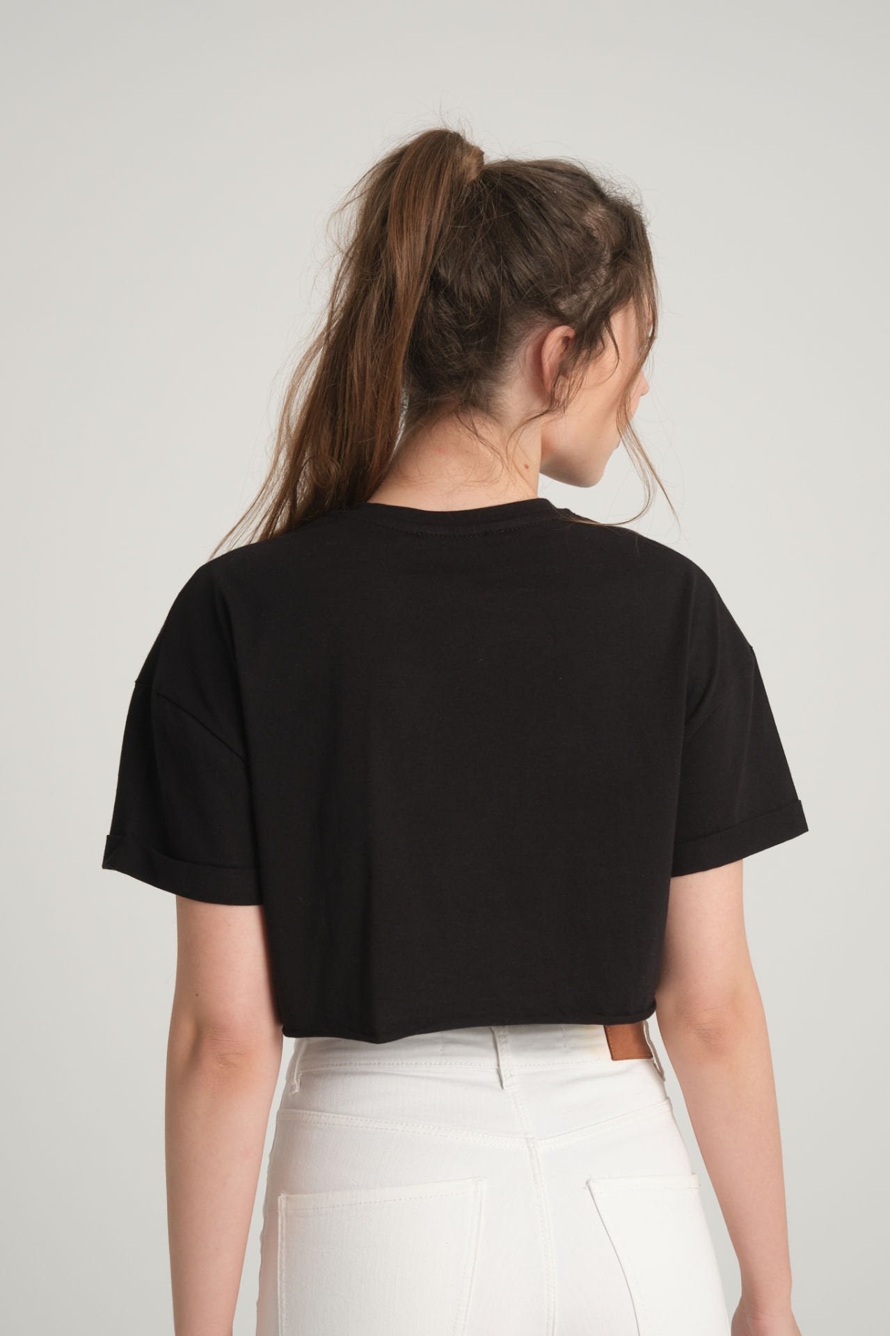 Pamuklu Crop T-Shirt