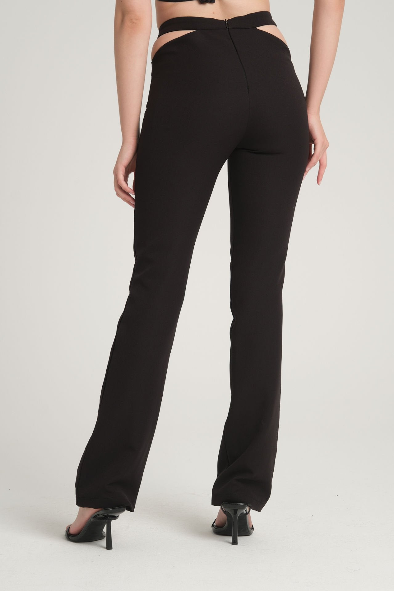 Cut Out  Siyah Pantolon